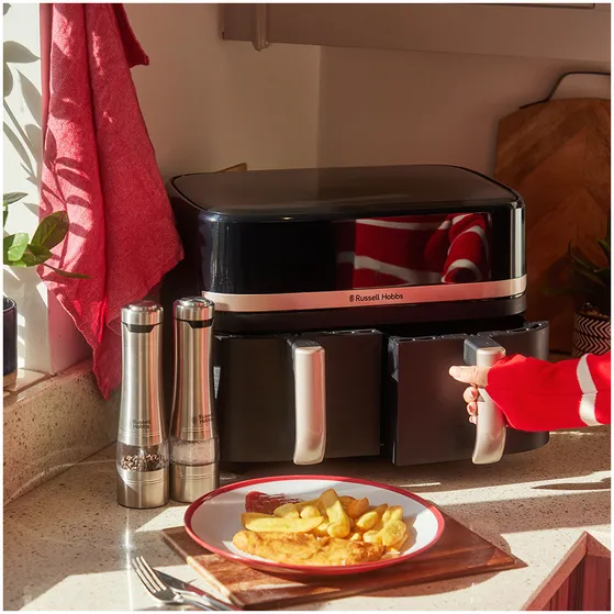 Russell Hobbs Satisfry Dual Basket Air Fryer 9L