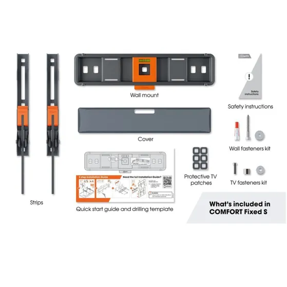 Vogels TVM 3205 Vaste tv-beugel Zwart