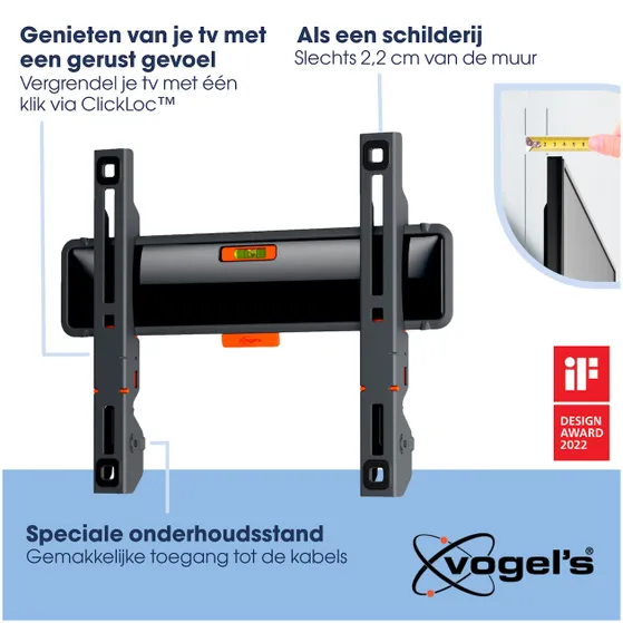 Vogels TVM 3205 Vaste tv-beugel Zwart