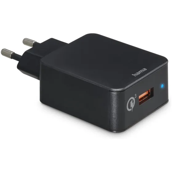 Hama Oplader QualcommÂ® Quick ChargeO 3.0, 19,5W Zwart