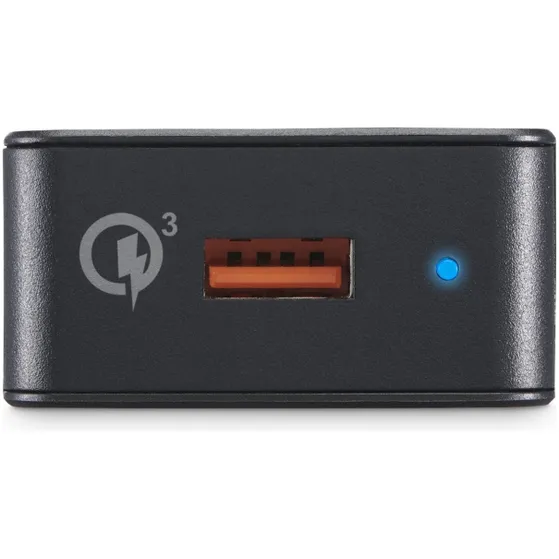 Hama Oplader QualcommÂ® Quick ChargeO 3.0, 19,5W Zwart