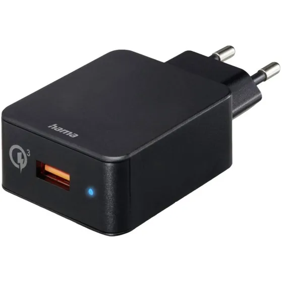 Hama Oplader QualcommÂ® Quick ChargeO 3.0, 19,5W Zwart