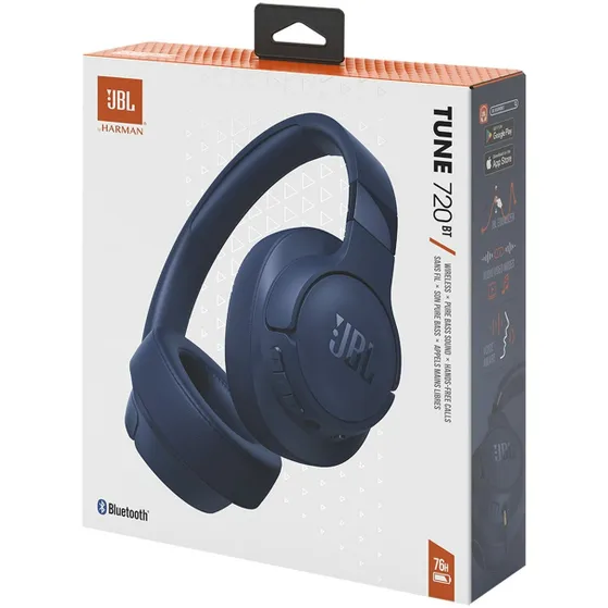 JBL TUNE 720BT Blauw