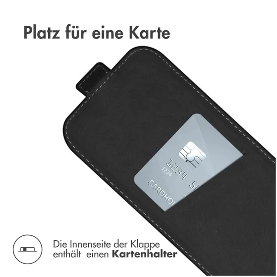 Accezz Flipcase Samsung Galaxy S24 FE Zwart