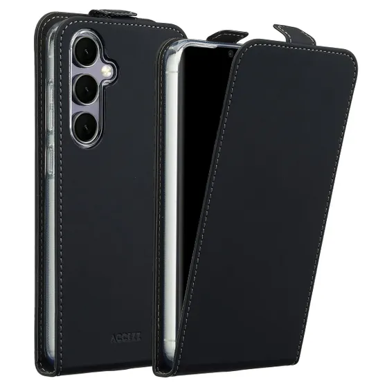Accezz Flipcase Samsung Galaxy S24 FE Zwart