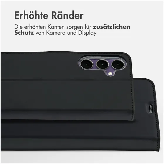 Accezz Wallet Softcase Bookcase Samsung Galaxy S24 FE Zwart