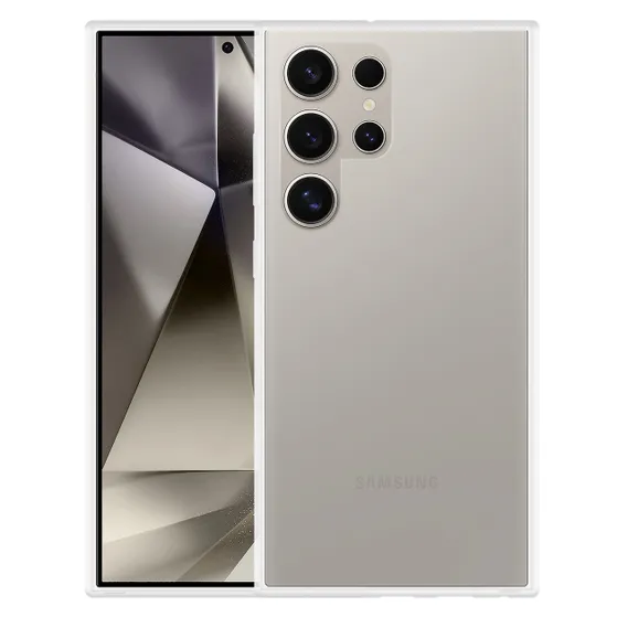 Just in Case Soft TPU Case voor Samsung S24 Ultra Transparant