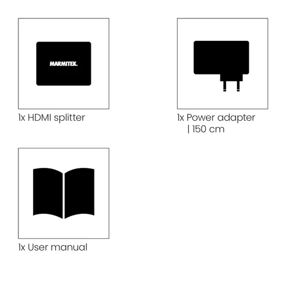 Marmitek SPLIT 312 UHD Grijs