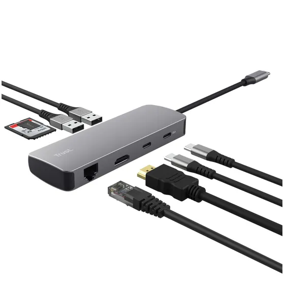 Trust DALYX 8-IN-1 MULTIPORT ADAPTER