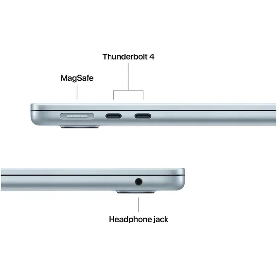 Apple MacBook Air 13 inch (2026) M5 (10 CPU / 10 GPU) 16GB/1TB Blauw