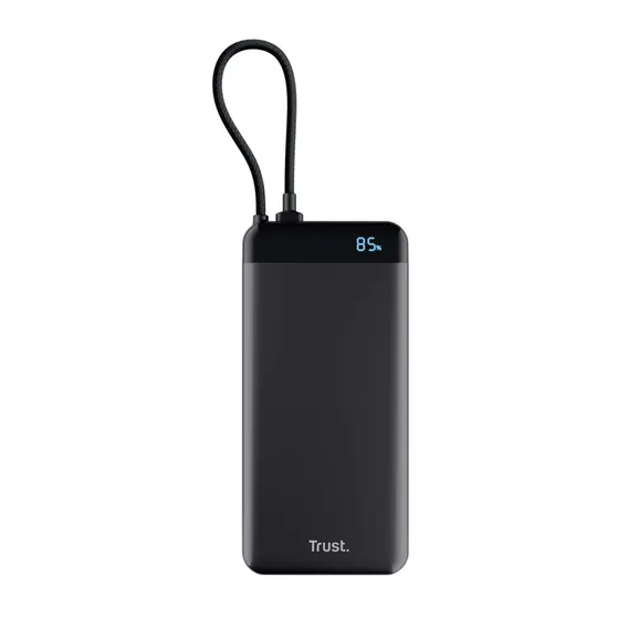 Trust Fiera 20.000 mAh Powerbank met geïntegreerde kabel