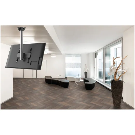 Vogels C40844B Display plafondbeugel SINGLE-POLE 80 Zwart