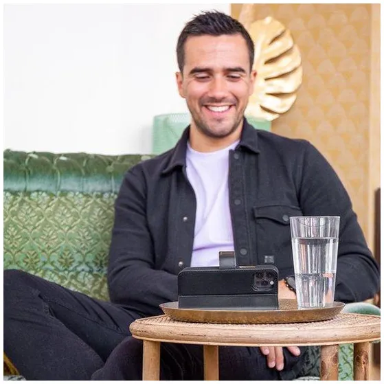 Accezz Premium Leather 2 in 1 Wallet Bookcase Samsung Galaxy A54 (5G) Zwart