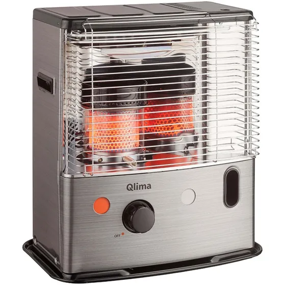 Qlima R 7227 S-TC-2 Stainless steel Zwart