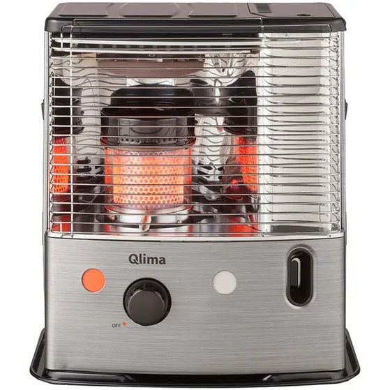 Qlima R 7227 S-TC-2 Stainless steel Zwart