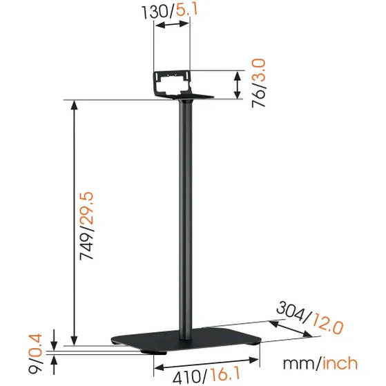 Vogels SOUND 3305 Zwart