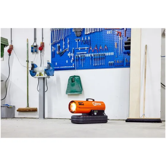 Qlima Warmtekanon bi-fuel DFA 2320 Zwart/oranje