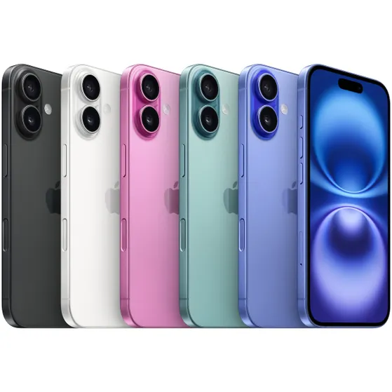 Apple iPhone 16 Plus 128GB Zwart