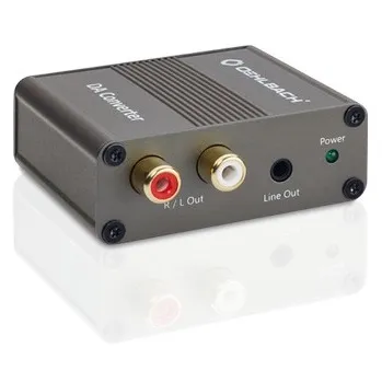 Oehlbach Digitaal-analoogconverter, coaxiale en optische ingang voor digitaal signaal Bruin