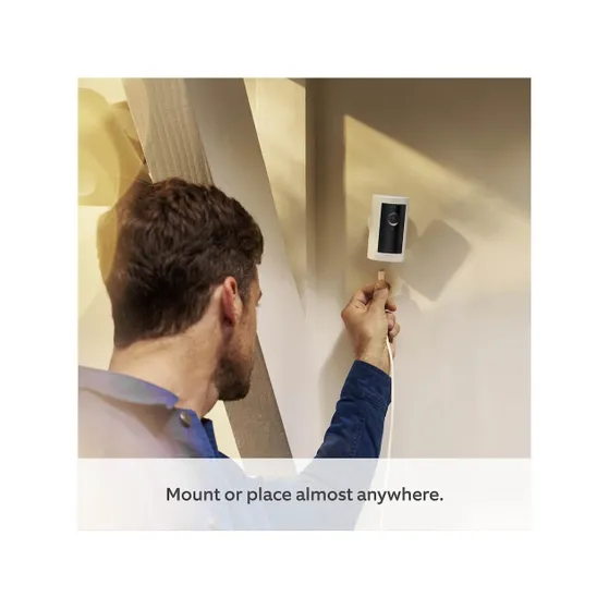 Ring Outdoor Cam Plus - Plug-in Zwart