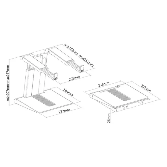 Neomounts NSLS200 Zilver