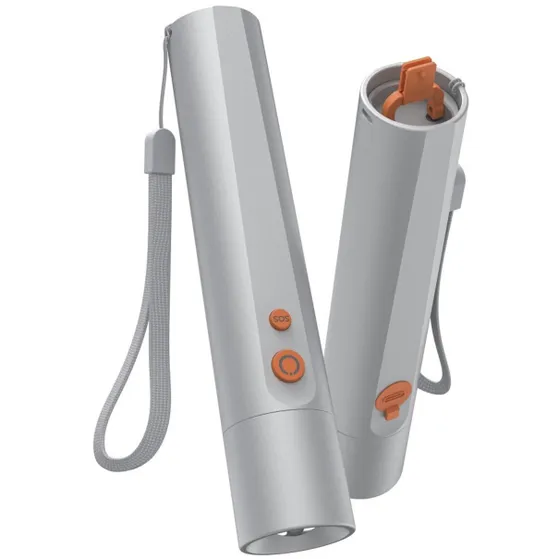 Hama Led-zaklamp oplaadbaar, 4 standen + SOS aluminium