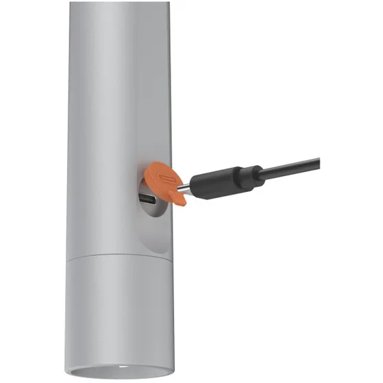 Hama Led-zaklamp oplaadbaar, 4 standen + SOS aluminium