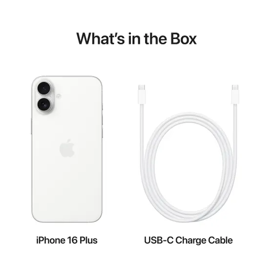Apple iPhone 16 Plus 256GB Wit
