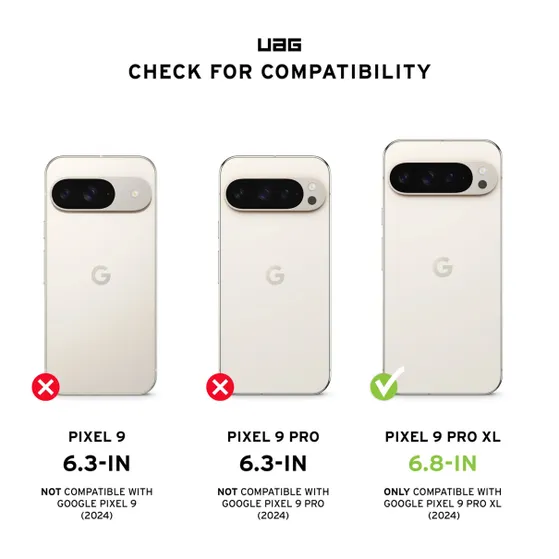 UAG Scout Backcover voor Google Pixel 9 Pro XL Zwart