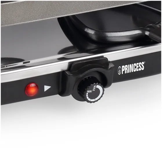 Princess Raclette 8 Oval Grill Party 162700 Zwart