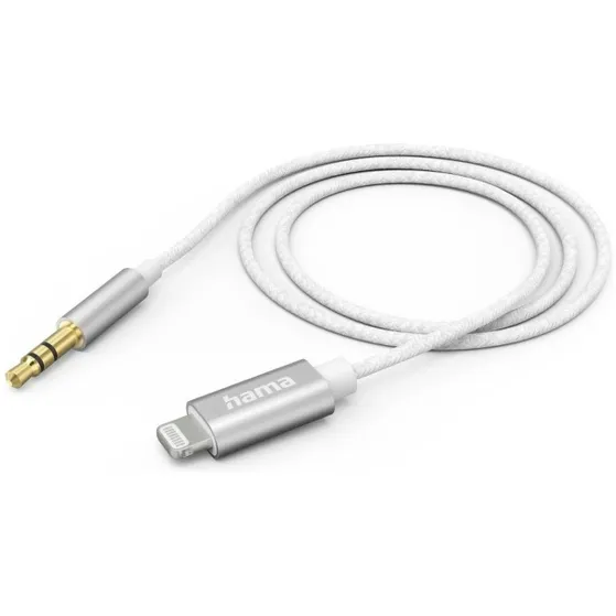 Hama Audiokabel Lightning - 3,5mm jack 1m Wit