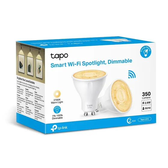 TP-Link Smart Wi-Fi Spotlight Dimmable 2-Pack
