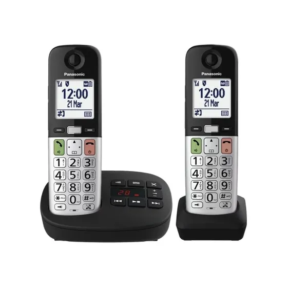Panasonic KX-TGU432EXB Zwart/zilver