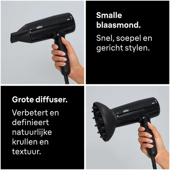 Braun BRHD215E Zwart