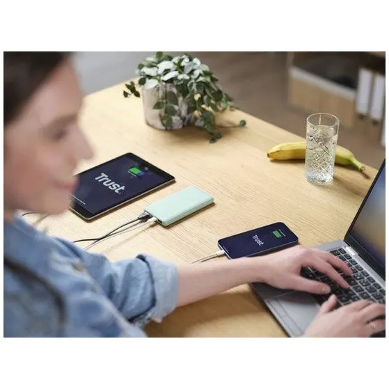 Trust Primo Powerbank 10.000 mAh Groen