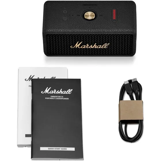 Marshall Emberton III BT Vintage Zwart