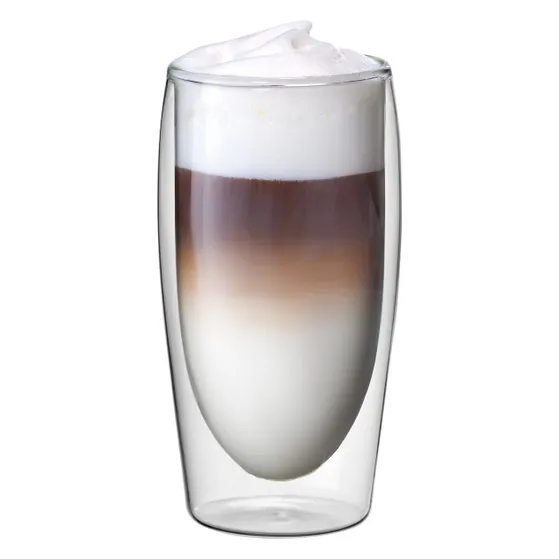 Scanpart dubbelwandige koffieglazen 350 ml 2 stuks
