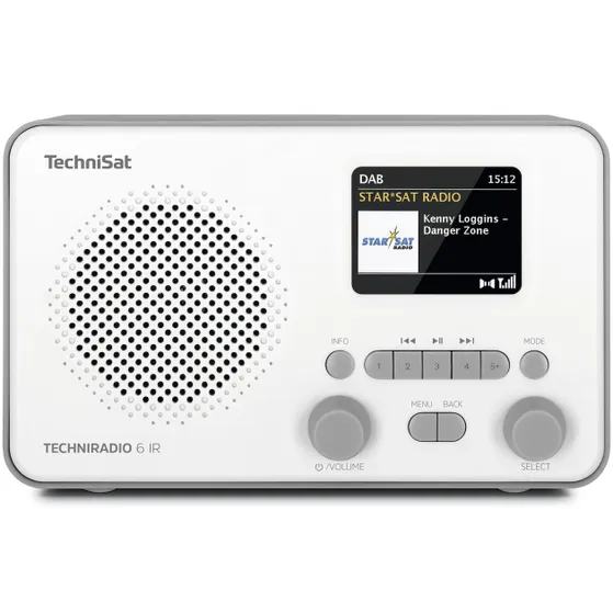 TechniSat Techniradio 6 IR Wit/grijs