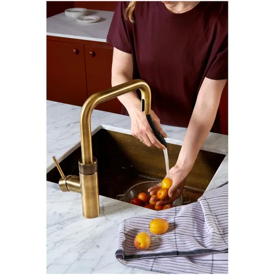 Quooker Flex Square Messing Patina