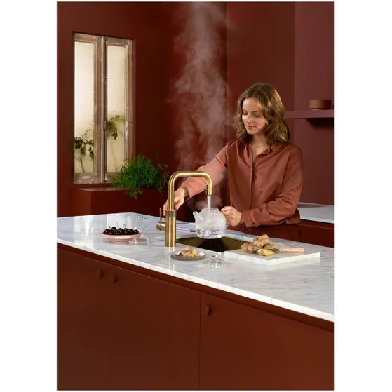 Quooker Flex Square Messing Patina