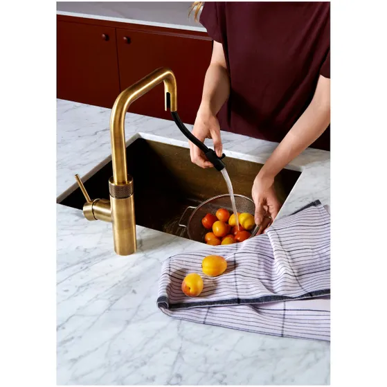 Quooker Flex Square Messing Patina