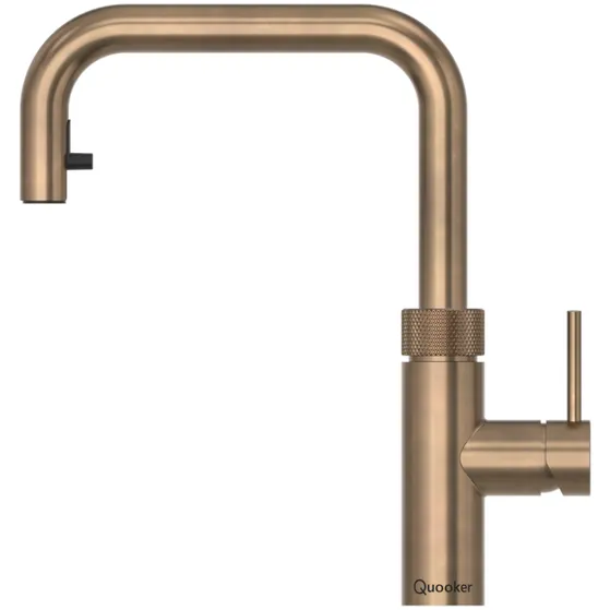 Quooker Flex Square Messing Patina