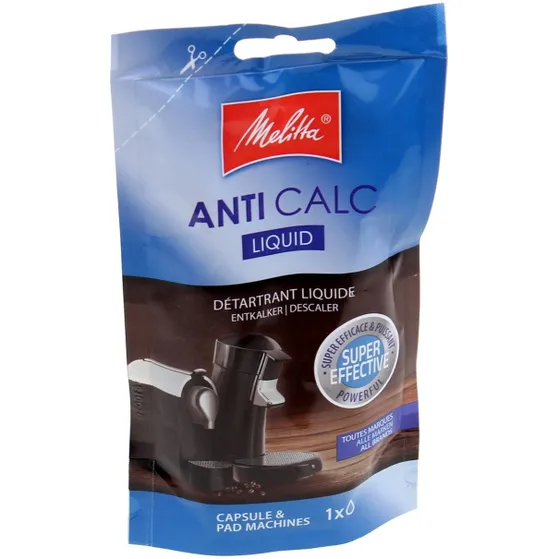 Melitta capsule- en koffiepadmachines ontkalker 100ml Wit