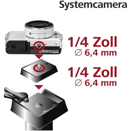 Hama Snelkoppelingsplaat voor Star 55-64, Gamma 153, Action 165