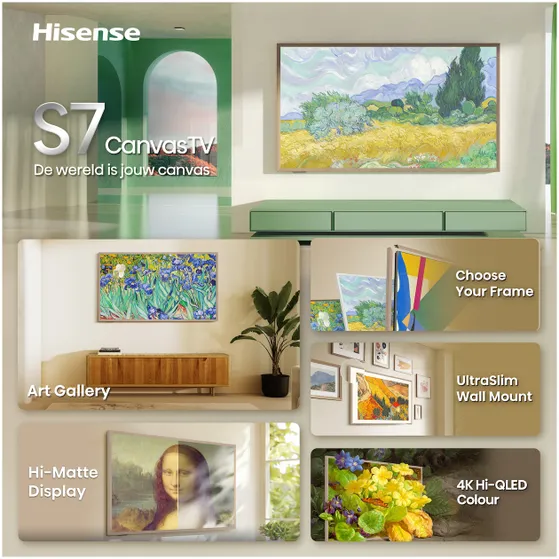 Hisense Canvas TV 65S7S (2026)