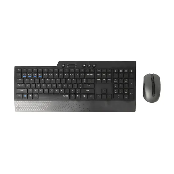 Rapoo Draadloos toetsenbord combo set 8200T Multi-mode QWERTY Zwart