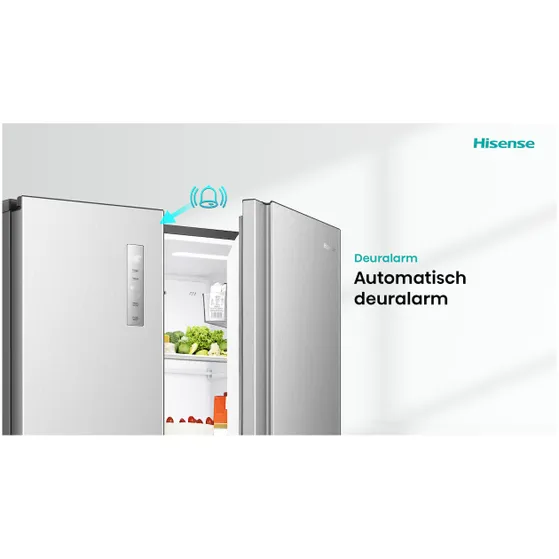 Hisense RS3P558NEFD Zwart