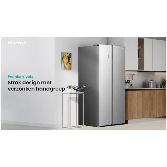 Hisense RS3P558NEFD Zwart