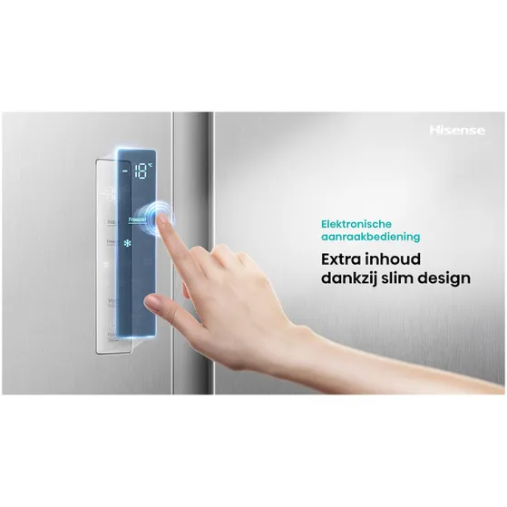 Hisense RS3P558NEFD Zwart