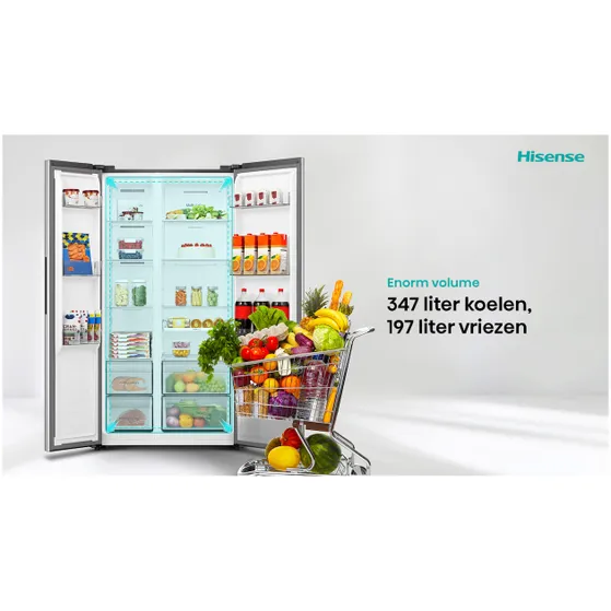 Hisense RS3P558NEID Rvs